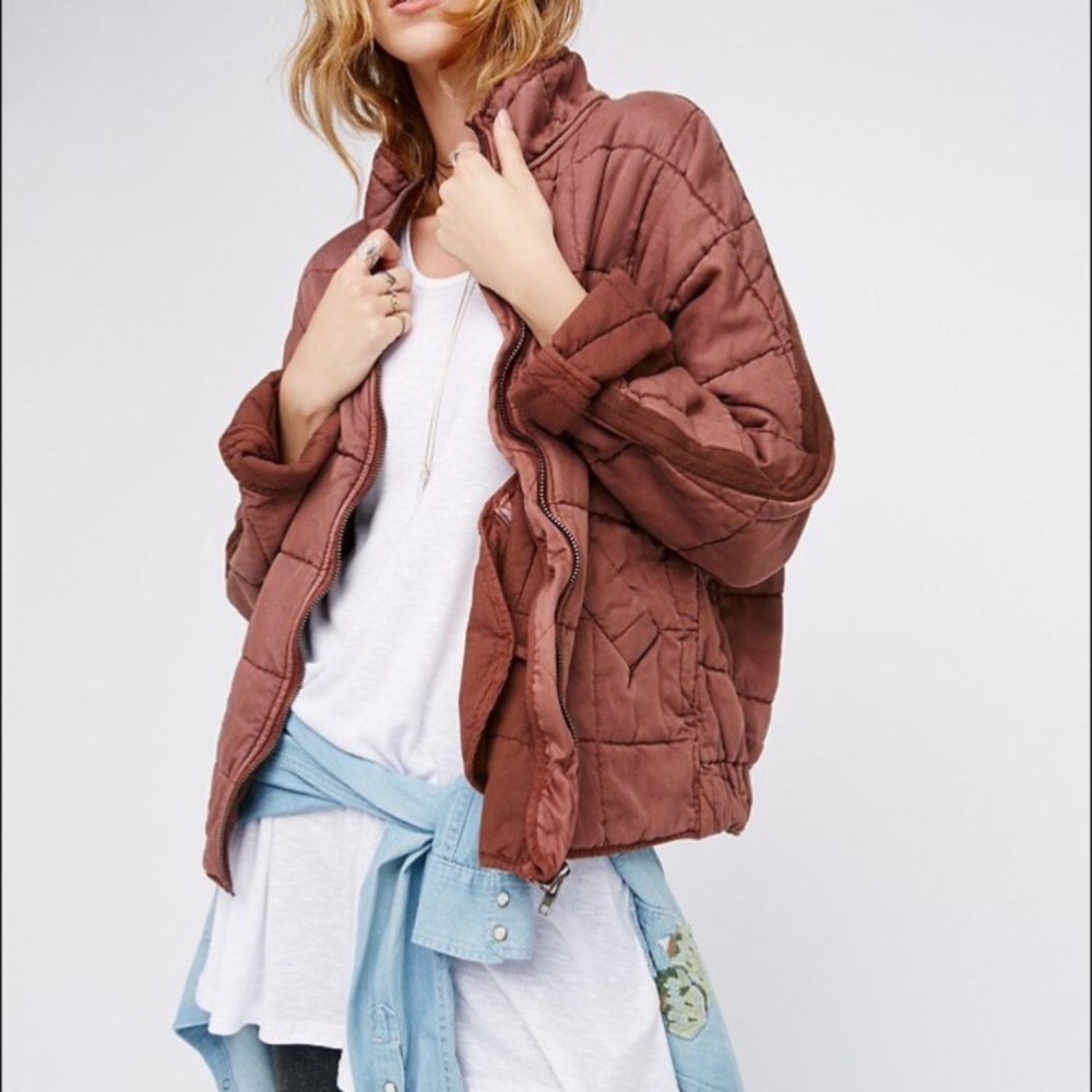 Free People Dolman Quilted Jacket